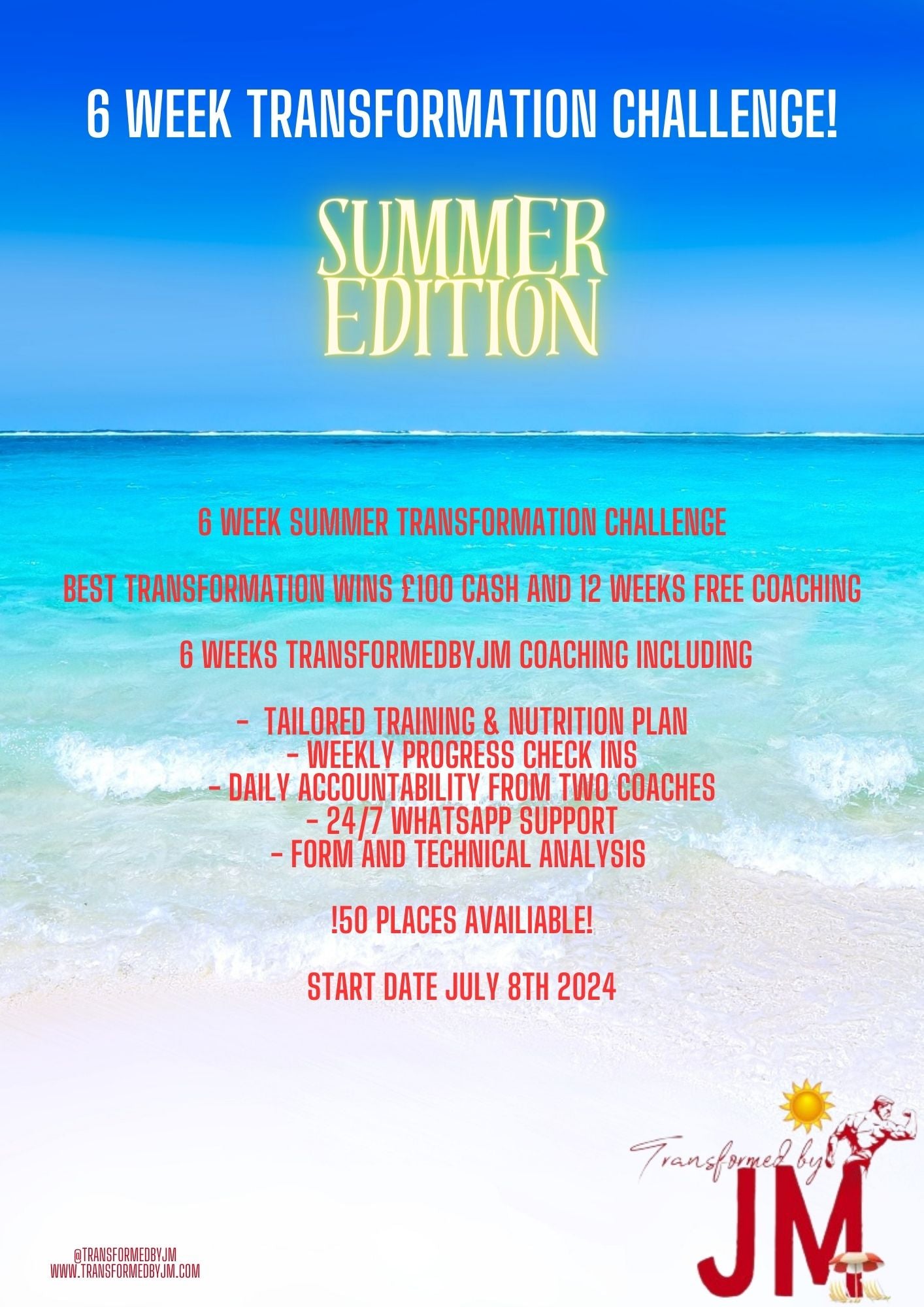 6 WEEK SUMMER TRANSFORMATION CHALLENGE